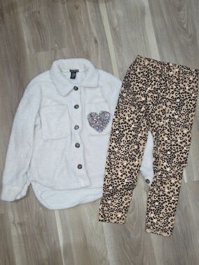 •Insta Girl• Little Girls Cheetah Matching Set